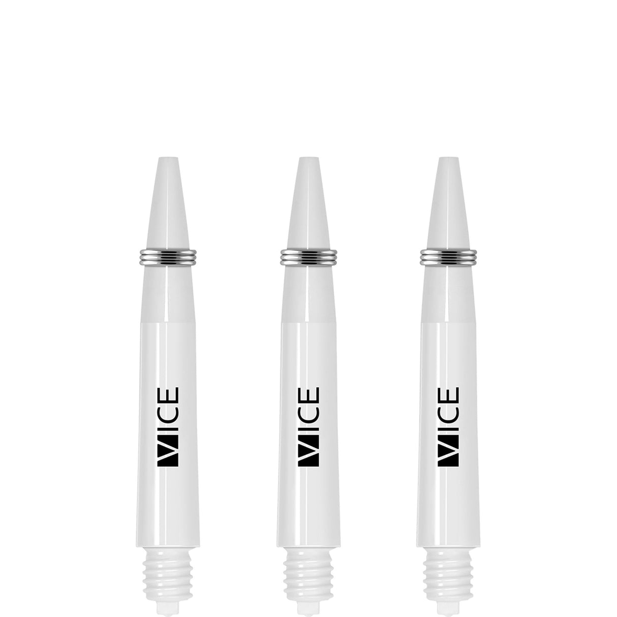 One80 Vice Shafts - Stems with Springs - White Short
