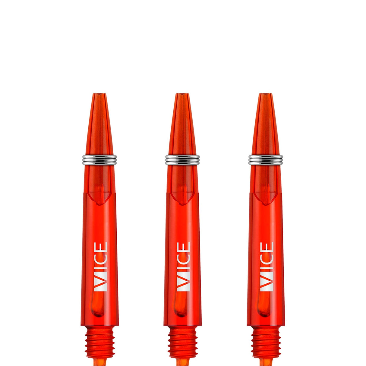 One80 Vice Shafts - Stems with Springs - Red Short