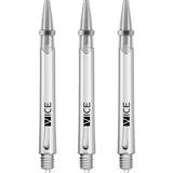 One80 Vice Shafts - Stems with Springs - Clear Medium