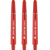Mission GripLock Shafts - Dart Stems - Red