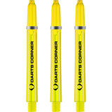 Darts Corner Polycarbonate Shafts - Dart Stems - Yellow Medium