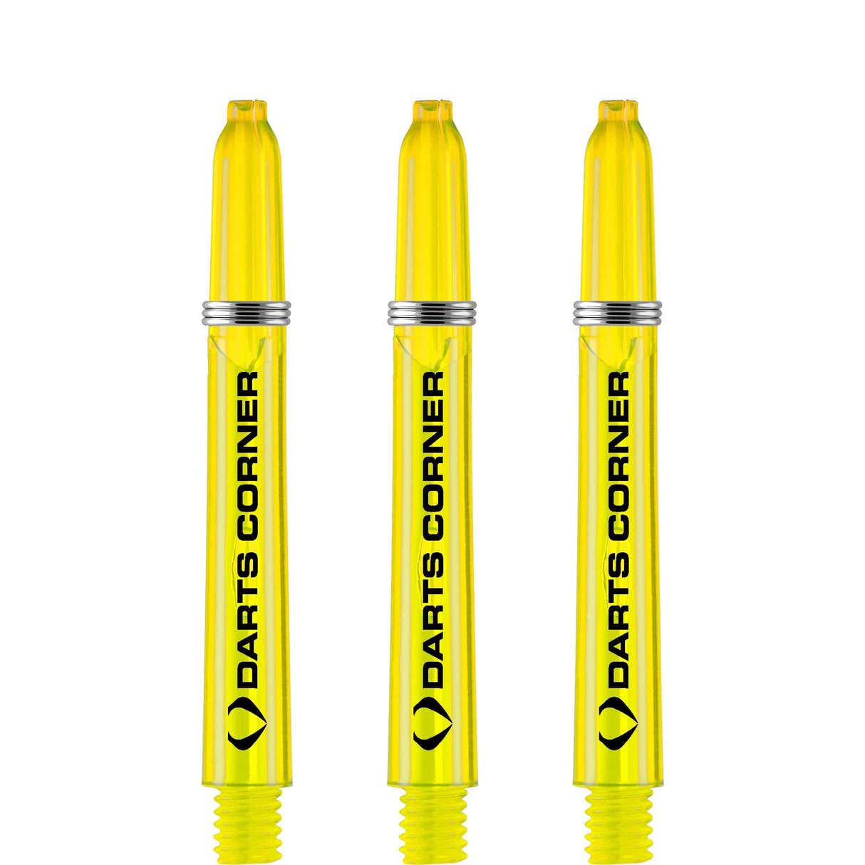 Darts Corner Polycarbonate Shafts - Dart Stems - Yellow Tweenie