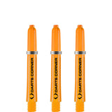 Darts Corner Polycarbonate Shafts - Dart Stems - Orange Short