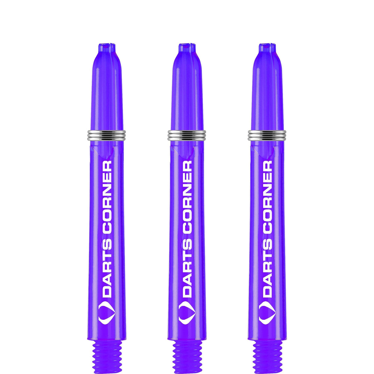 Darts Corner Polycarbonate Shafts - Dart Stems - Purple Tweenie