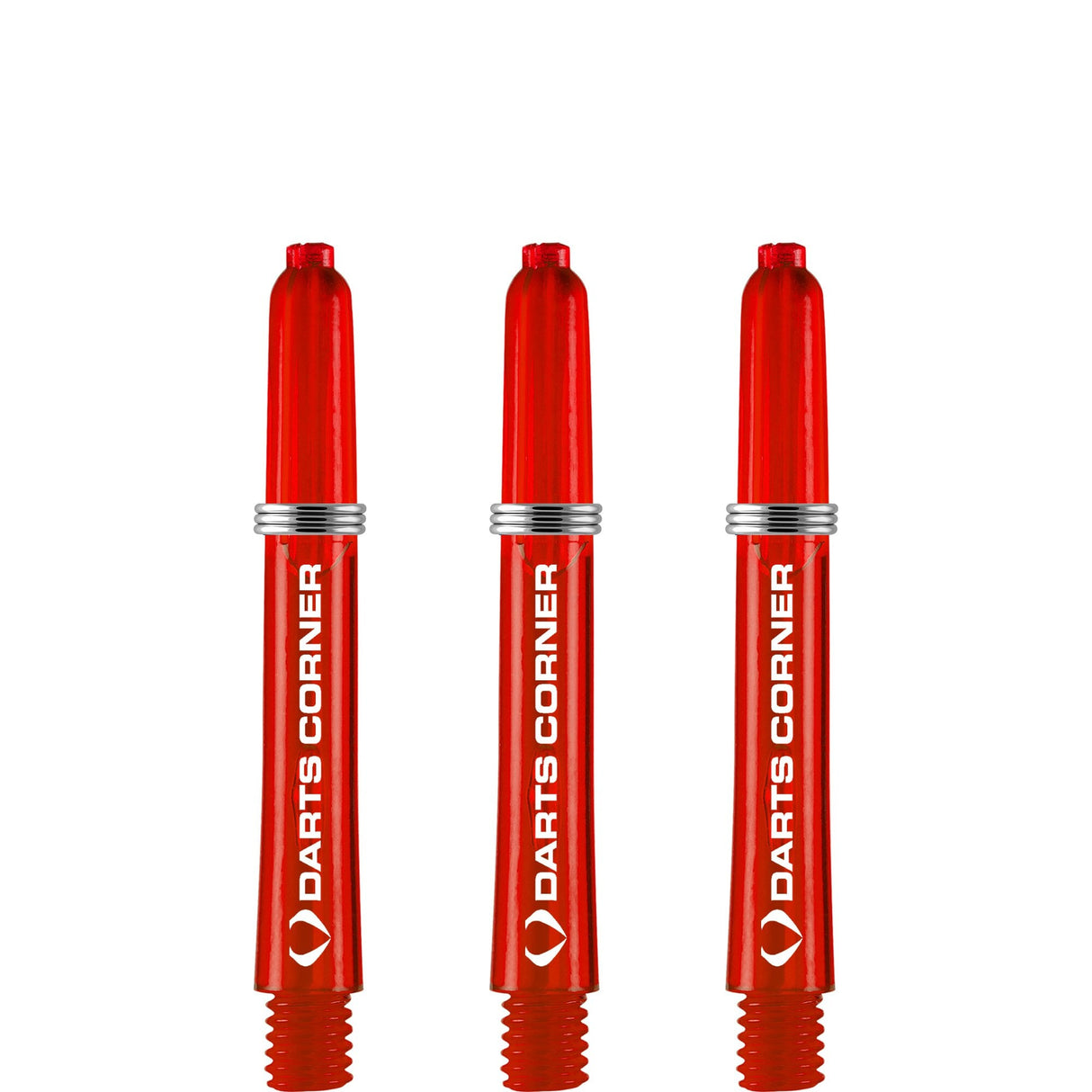 Darts Corner Polycarbonate Shafts - Dart Stems - Red Short