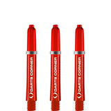Darts Corner Polycarbonate Shafts - Dart Stems - Red Short