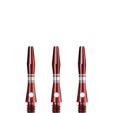 Designa Multiline Aluminium Shafts - Regrooved - Red Extra Short
