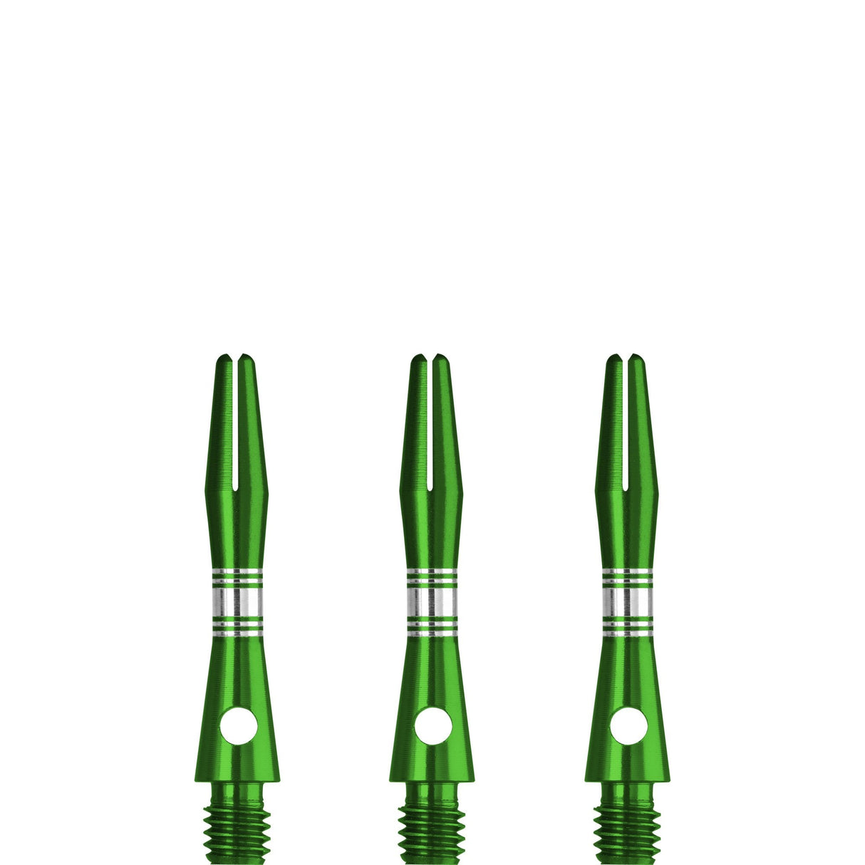Designa Multiline Aluminium Shafts - Regrooved - Green Extra Short
