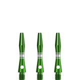 Designa Multiline Aluminium Shafts - Regrooved - Green Extra Short