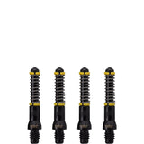 Cuesoul - Dart Shafts - Tero Flight System - AK7 - Standard - Set of 4 - Black Cuesoul 25mm