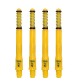 Cuesoul - Dart Shafts - Tero Flight System - AK7 - Standard - Set of 4 - Yellow Cuesoul 47mm