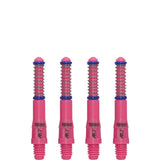Cuesoul - Dart Shafts - Tero Flight System - AK7 - Standard - Set of 4 - Pink Cuesoul 32mm