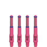 Cuesoul - Dart Shafts - Tero Flight System - AK7 - Standard - Set of 4 - Pink Cuesoul 34mm