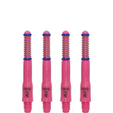 Cuesoul - Dart Shafts - Tero Flight System - AK7 - Standard - Set of 4 - Pink Cuesoul 37mm