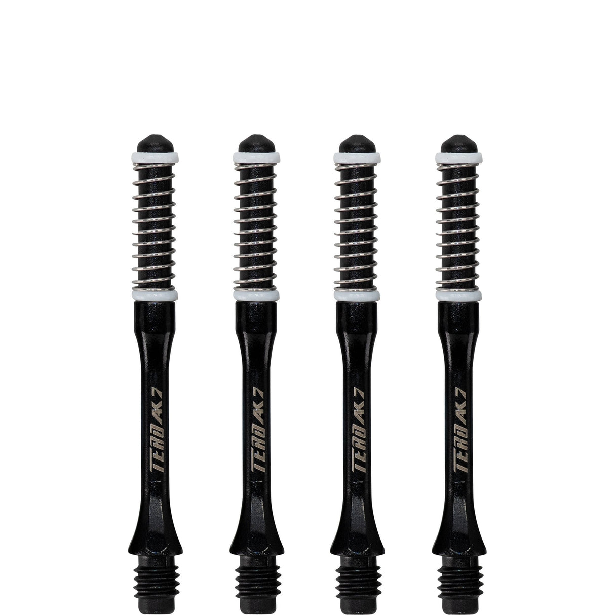 Cuesoul - Dart Shafts - Tero Flight System - AK7 - Slim - Set of 4 - Black Cuesoul 40mm