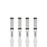 Cuesoul - Dart Shafts - Tero Flight System - AK7 - Slim - Set of 4 - White Cuesoul 32mm