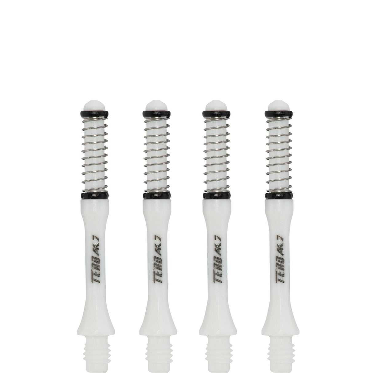 Cuesoul - Dart Shafts - Tero Flight System - AK7 - Slim - Set of 4 - White Cuesoul 37mm