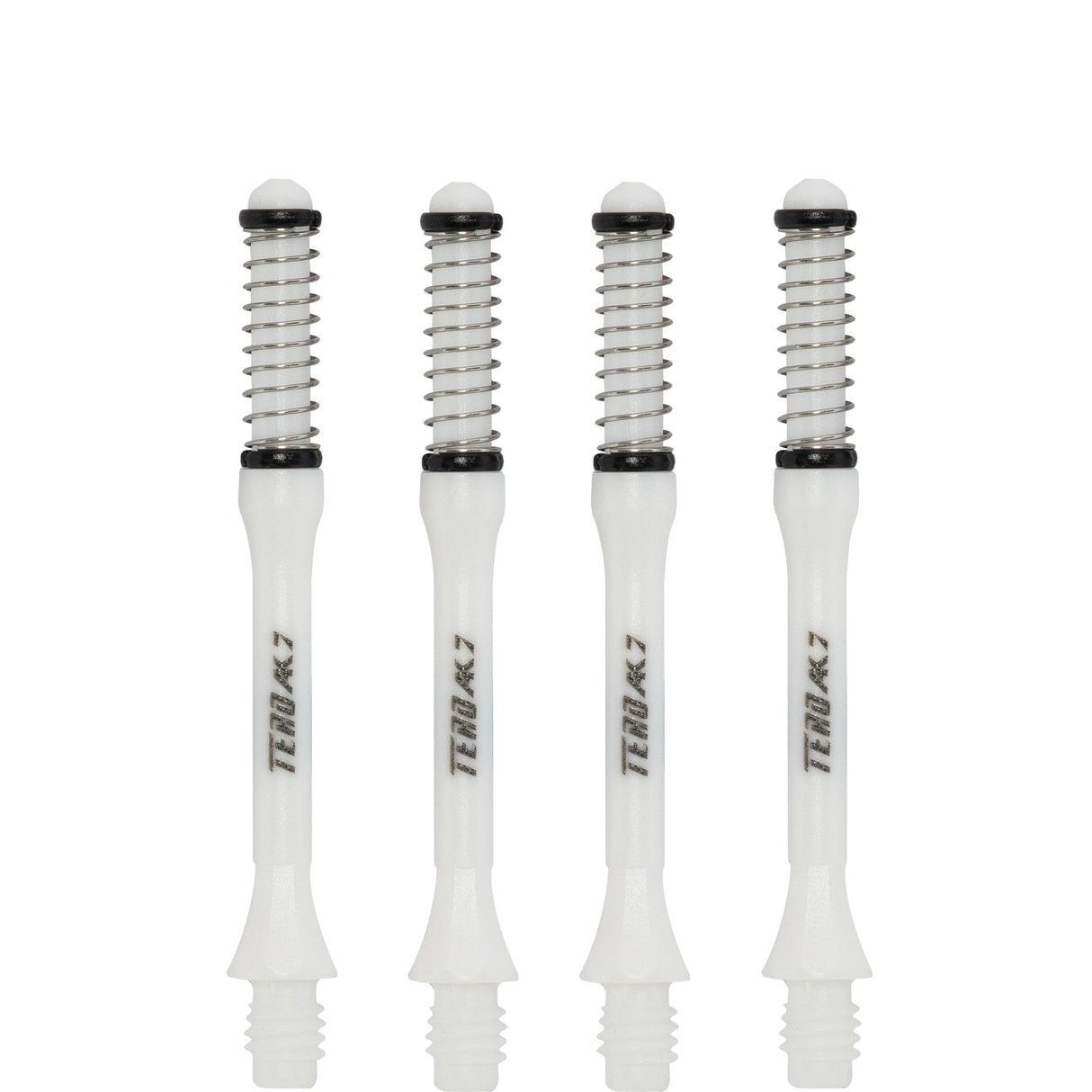 Cuesoul - Dart Shafts - Tero Flight System - AK7 - Slim - Set of 4 - White Cuesoul 43.5mm