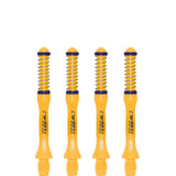 Cuesoul - Dart Shafts - Tero Flight System - AK7 - Slim - Set of 4 - Yellow Cuesoul 37mm