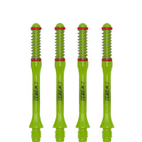 Cuesoul - Dart Shafts - Tero Flight System - AK7 - Slim - Set of 4 - Green Cuesoul 43.5mm