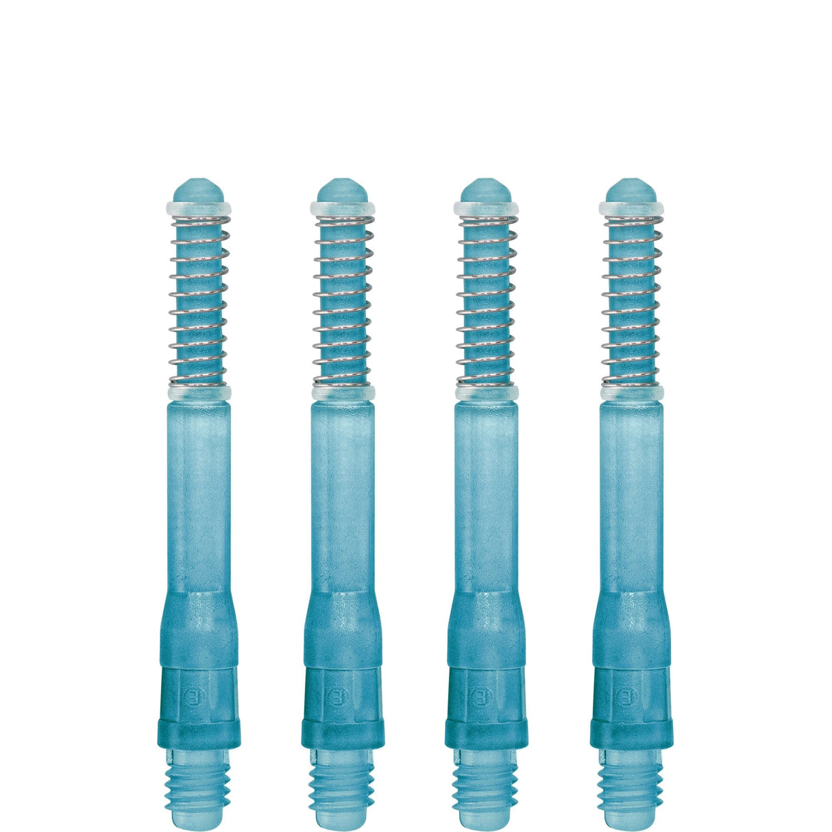 Cuesoul - Dart Shafts - Tero Flight System - AK7 - Gradient - Standard - Set of 4 - Blue Cuesoul 40mm