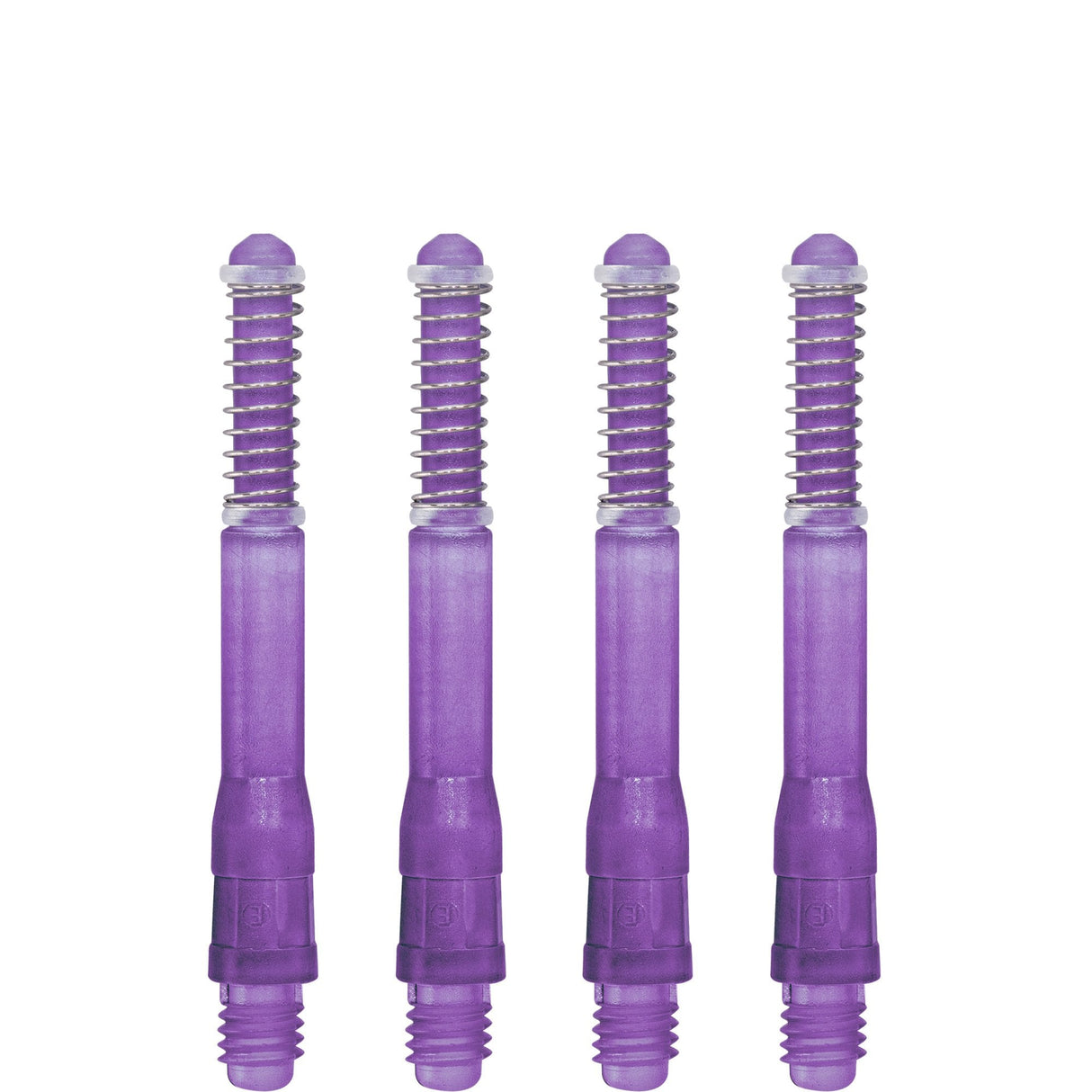 Cuesoul - Dart Shafts - Tero Flight System - AK7 - Gradient - Standard - Set of 4 - Purple Cuesoul 40mm