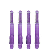 Cuesoul - Dart Shafts - Tero Flight System - AK7 - Gradient - Standard - Set of 4 - Purple Cuesoul 40mm