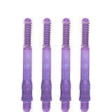 Cuesoul - Dart Shafts - Tero Flight System - AK7 - Gradient - Standard - Set of 4 - Purple Cuesoul 43.5mm