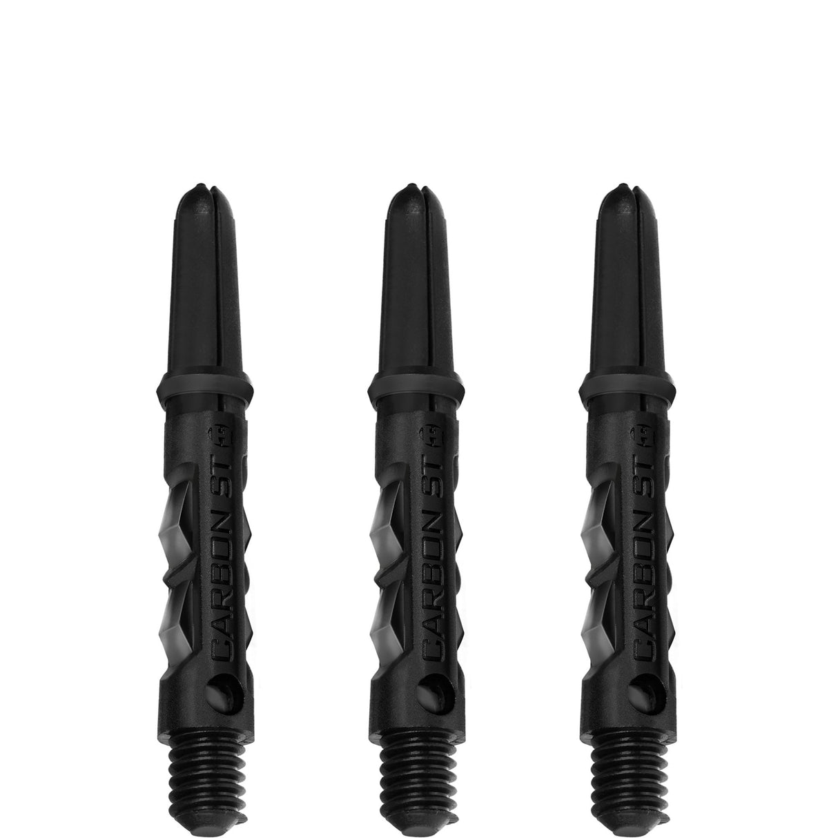 Harrows Carbon ST Shafts - Dart Stems - Black & Smokey Short