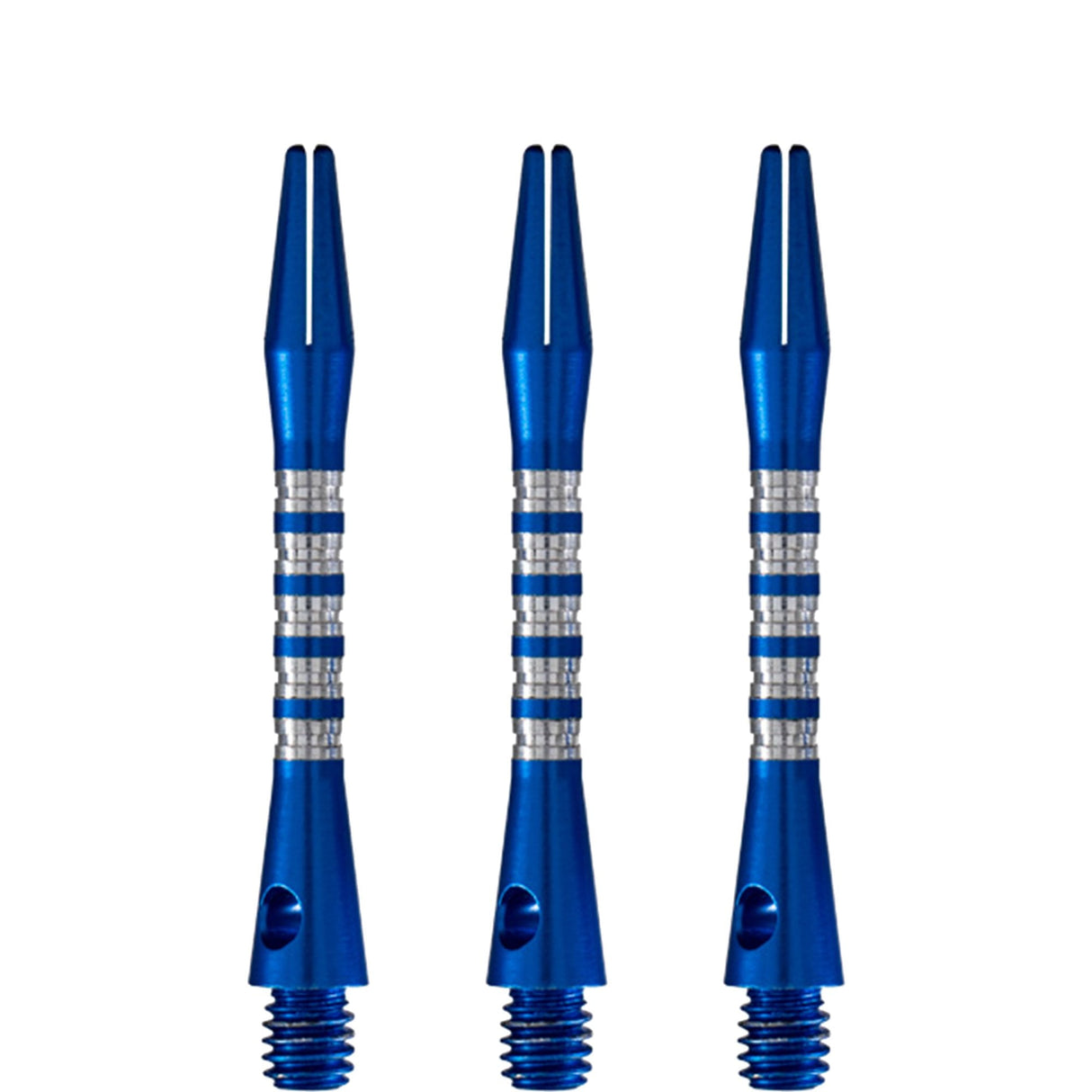 Shot Pyramid Dart Shafts - Aluminium Anodised - Blue Tweenie