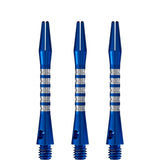 Shot Pyramid Dart Shafts - Aluminium Anodised - Blue Tweenie