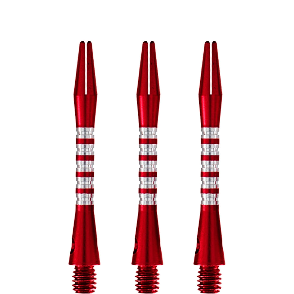 Shot Pyramid Dart Shafts - Aluminium Anodised - Red Tweenie