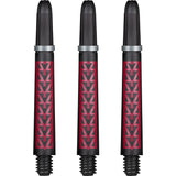 Shot Koi Carbon Dart Shafts - with Springs - Pakati Red