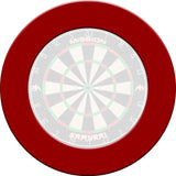 Mission Dartboard Surround - Pro - Heavy Duty - Plain Red