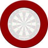 Mission Dartboard Surround - Pro - Heavy Duty - Plain Red