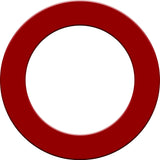 Designa Dartboard Surround - Pro - Heavy Duty - Plain Red
