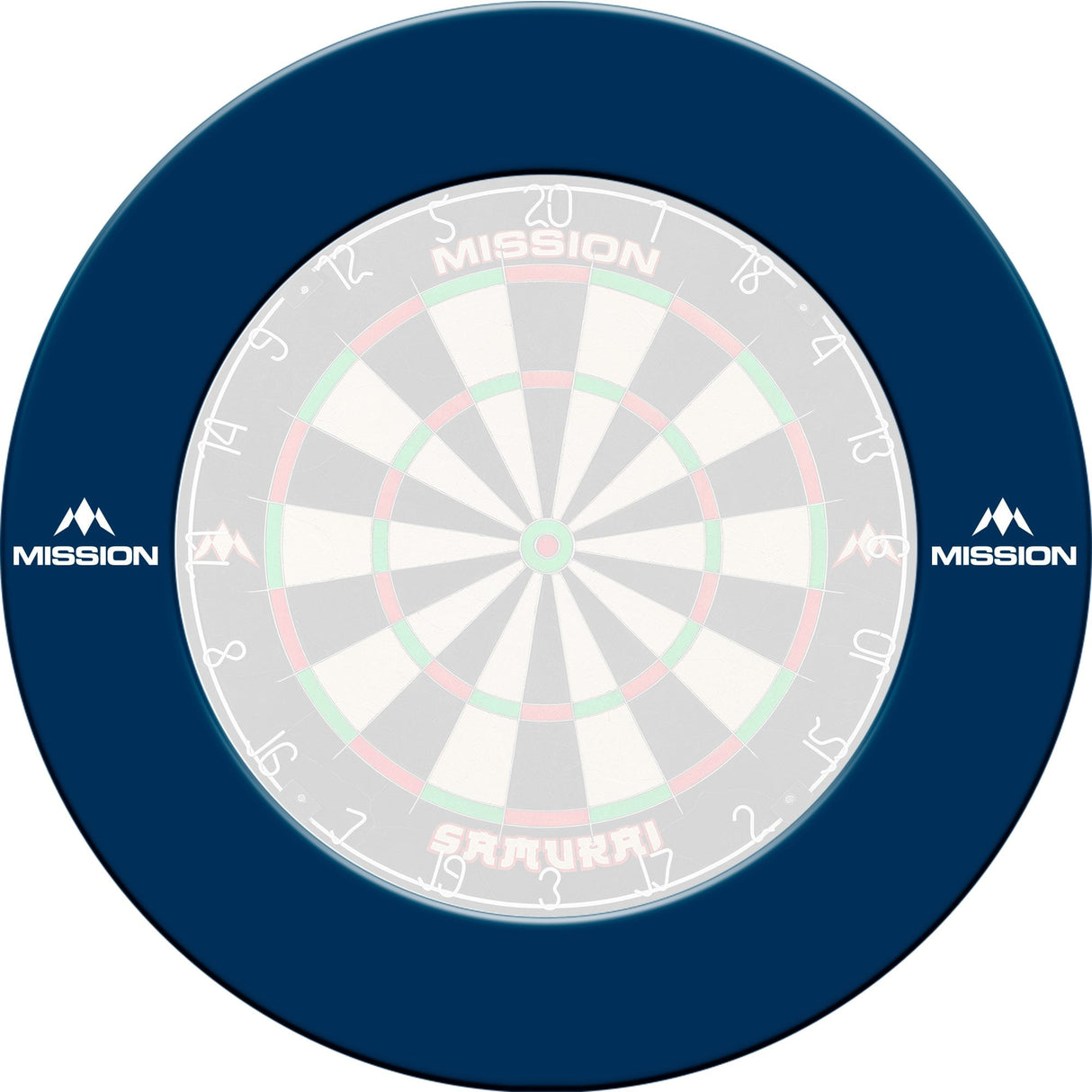 Mission Dartboard Surround - Pro - Heavy Duty - with Logo Blue