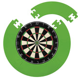 Designa Dartboard Surround - Jigsaw - Lightweight - Plain Green