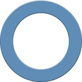 Designa Dartboard Surround - Pro - Heavy Duty - Plain Sky Blue