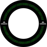 Mission Dartboard Surround - Heavy Duty - Design Collection - Green Reach