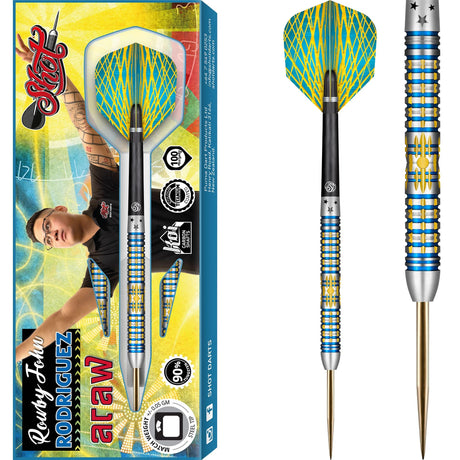 Shot Rowby-John Rodriguez Darts - Steel Tip Tungsten - Araw 21g