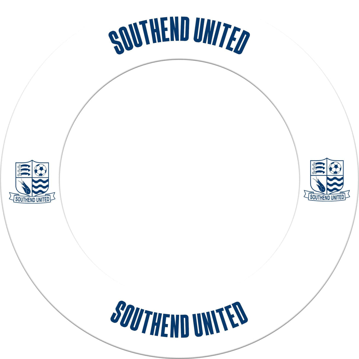 Southend United FC - Official Licensed - Dartboard Surround - S1 - White