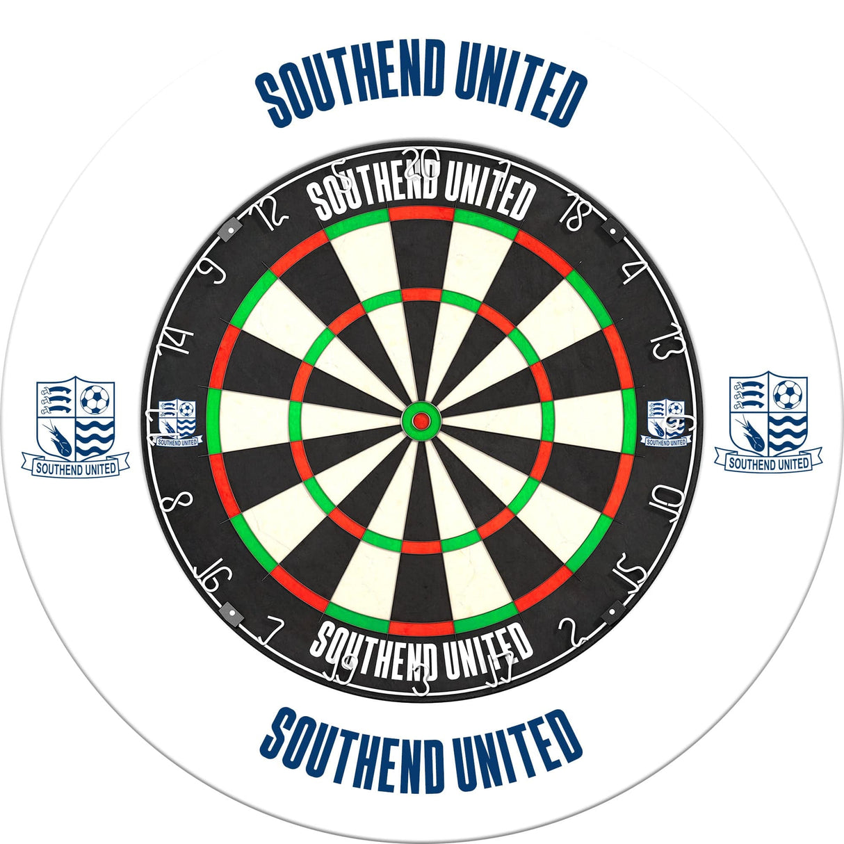 Southend United FC - Official Licensed - Dartboard Surround - S1 - White