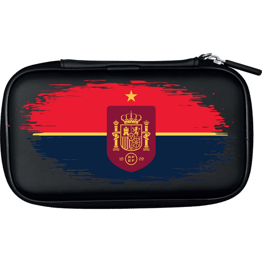 Espana Football Darts Case - Official Licensed - W4 - Spain - Red & Blue