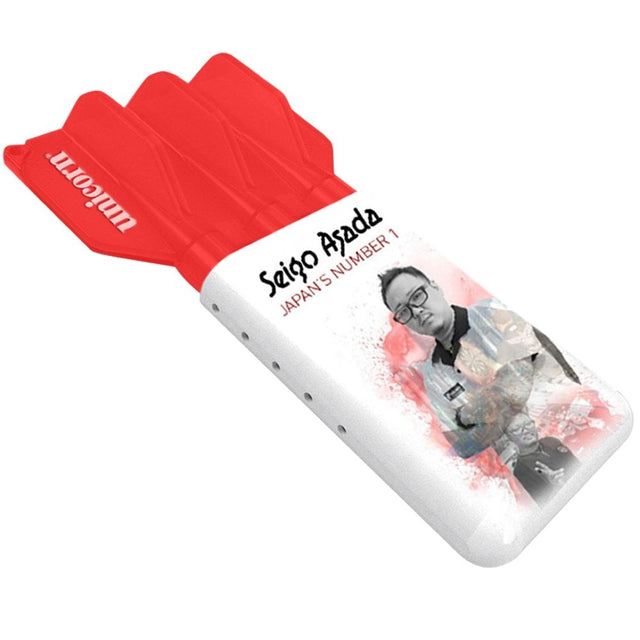 Unicorn Slider Dart Case - Lightweight Wallet - Red - Seigo Asada