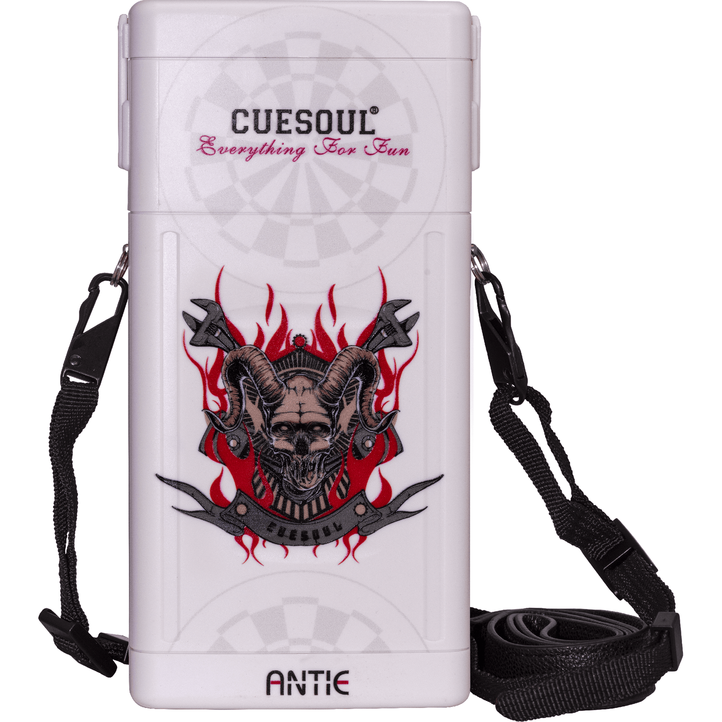 Cuesoul - Antie Dart Case - Printed Design - Ghost - White