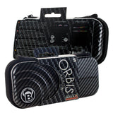 BULL'S Orbis Dart Case - Strong ABS Material - HS - S - Carbon - Grey