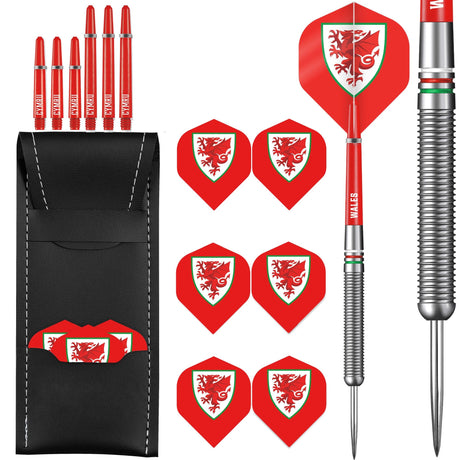 Wales FA - Darts - Steel Tip Tungsten - Official Licensed - Welsh Cymru