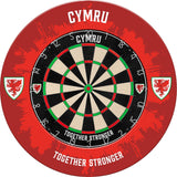 Wales FA - Dartboard Surround - Official Licensed - Welsh \ Cymru - S2 - Red - Cymru