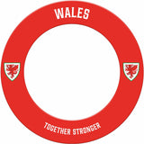 Wales FA - Dartboard Surround - Official Licensed - Welsh \ Cymru - S1 - Red - Wales